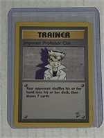 Pokemon Imposter Professor Oak 102/130 Base Set 2