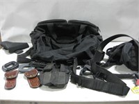 19"x 13"x 10" Bag W/Assorted Tactical Gear