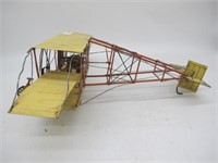 LARGE EARLY AIRPLANE MODEL 18IN LONG