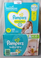 Pampers Swaddlers & Pampers Baby Dry