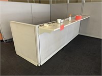 receptionist desk - will be disassembled for
