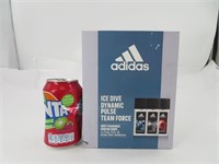 Kit 3 parfum pour le corps Adidas pour homme