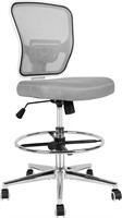 Drafting Chair for Standing Desk  Adjustable  Grey