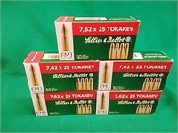 Sellier & Bellot 7.62x25 Tokarev, 85gr.  brass