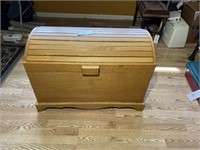 SOLID WOOD TRUNK 34''X22''X24''