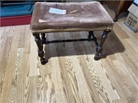 OLD BENCH NEEDS NEW UPHOLSTERY