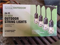 New 24ft Outdoor String Lights