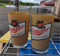 Miller High Life Drinking Glasses