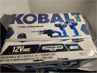 NEW Kobalt 3 tool Lithium-ion kit