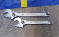 8" & 10" Crescent Wrenches.