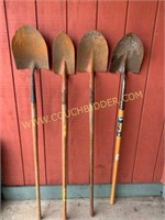 Assorted spades and shovels