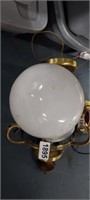HANGING LIGHT FIXTURE WITH GLOBE