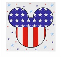 Patriotic Mickey Mouse 2-Ply 16ct Lunch Napkins