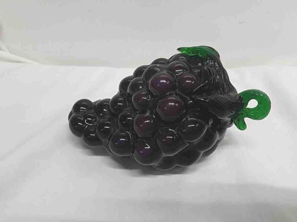 6.5 inch glass grapes