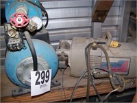 Water Pump & Tank, & a Campbell Air Compressor