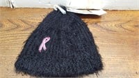 NEW Columbia Fuzzy Breast Cancer Awareness Beanie
