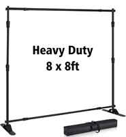 $100 8x8ft Heavy Duty Backdrop Banner Stand Kit