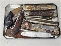 Estate Lot of Pocket Knives and Pieces