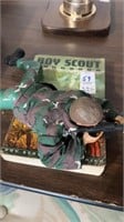 Boy Scout Handbook and Toy Soldier
