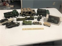 Box of Assorted Military Vehicles