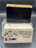 1972 Social studies strategies educational cards