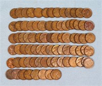 (81) Wheat Pennies, Unsorted