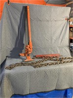 Chain binder, logging chain, 36 inch jack all