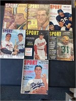 7 Vintage Sport Magazine lot