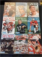 9 vintage sports illustrated magazines