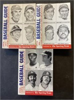3 1970s Official Baseball Guides
