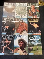 9 1955 Sports Illustrated magazines