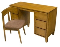 (2) RUSSEL WRIGHT FOR CONANT BALL DESK & CHAIR