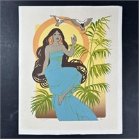 Cayenne's "Woman and Birds" Limited Edition Print