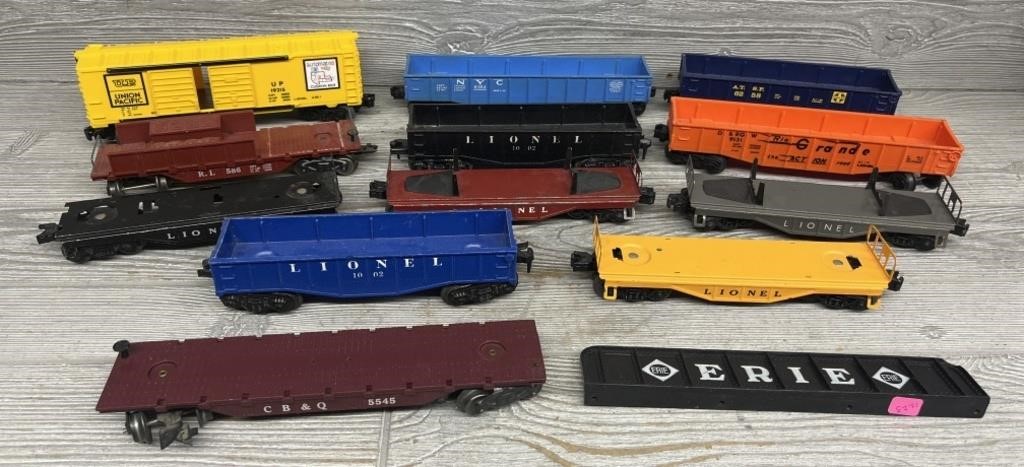(12) Various Train Cars