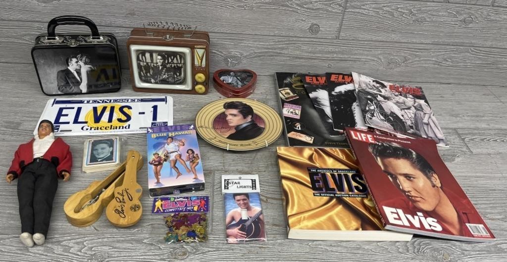 Lot of Elvis Collectibles