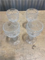4-Vintage Water Glasses