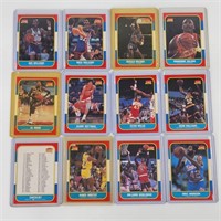 1986 FLEER BASKETBALL CARDS NO. 121 - 132 CHEKLIST