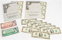 Coin Assorted Paper Currency US & Canada