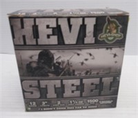 (25) Rounds of Hevi Steel 12 gauge 3" 1 1/4 oz. 2