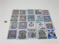 20 cartes de Football NFL dont Keaontay Ingram