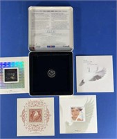 199/2000 CAN millennial stamp and coin set
