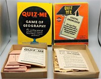 2 EARLY "QUIZ ME" GAMES - 1930's 40's
