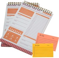 (New)2 To Do Notebook with Meal and Workout Plan