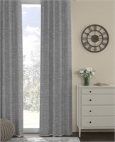 (2 panels - 95" - grey) Rosara Home Textured Pack