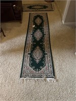 2-Oriental Style Rugs, Larger is 89"x 23"
