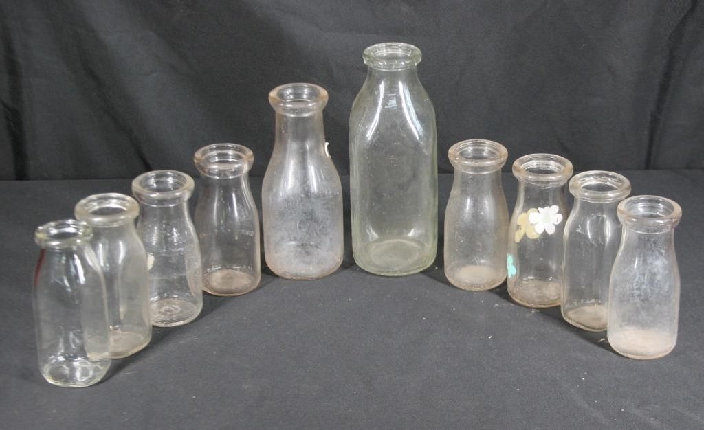 Vintage Milk Bottles