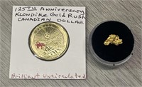 Alaska Gold Rush Nugget w/ Coin #3