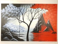 Peinture/Triptyque sur toile
 -