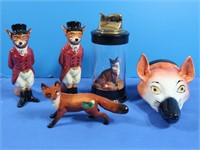 Royal Doulton Porcelain Foxes, Beswick Fox, Fox