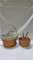 2 large longaberger baskets